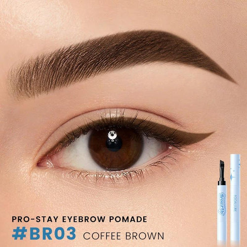 Mandotos 2-in-1 3D eyebrow gel and eyeliner pencil in three waterproof, long-lasting colors for eyebrow and eye makeup.