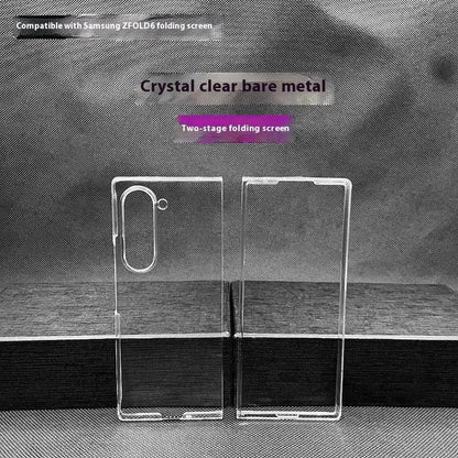 Mandotos transparent hard shell phone case with high permeability and HD anti-fall protection for durability and clear visibility.