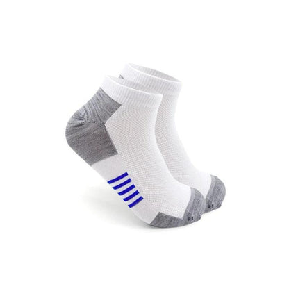 Mandotos durable sports socks in 12 pairs, breathable ankle and invisible styles for daily comfort, shown in a variety of colors.