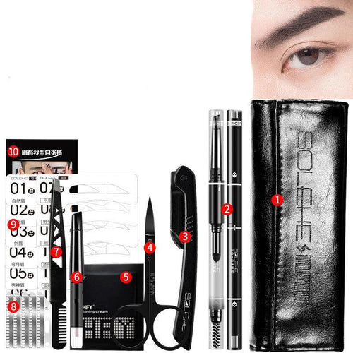 Mandotos electric eyebrow trimming knife from the beginner's set, featuring a sleek design for precise eyebrow grooming.