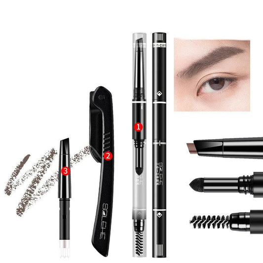 Mandotos electric eyebrow trimming knife from the beginner's set, showing a sleek device with precision grooming features.