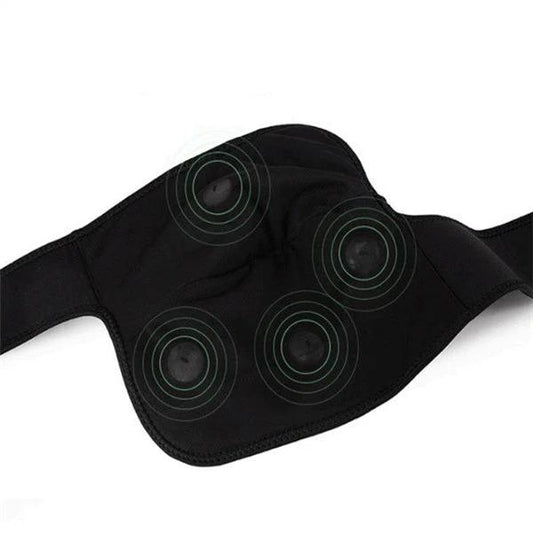 Mandotos electric infrared knee massager with adjustable heat and compression for soothing joint and muscle relief.