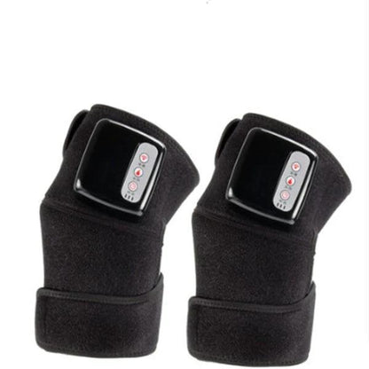 Mandotos electric infrared knee massager with adjustable heat and compression for joint and muscle relief, portable design