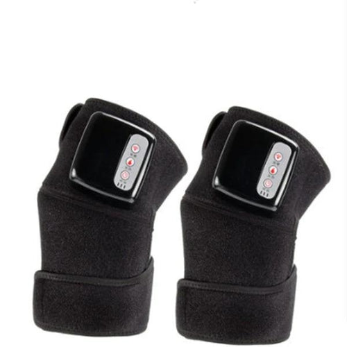 Mandotos electric infrared knee massager with adjustable heat and compression for joint and muscle relief, portable design