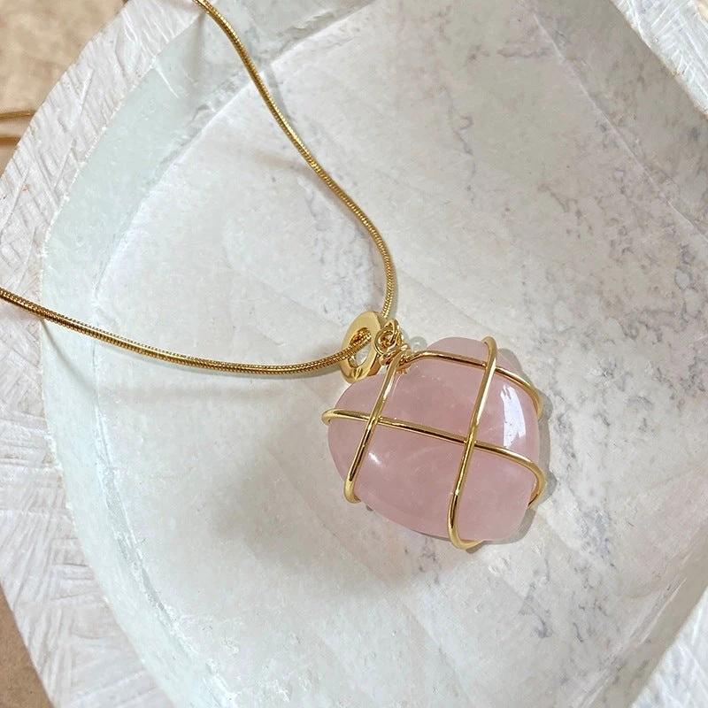 Fashion Moonstone Necklace by MANDOTOS featuring a cute cartoon princess and love girl jewelry design.