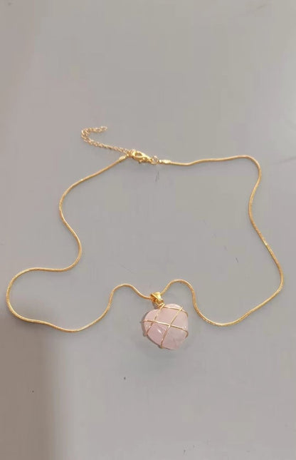 Fashion Moonstone Necklace by MANDOTOS featuring a cartoon princess love girl design, perfect for charming jewelry accessories.