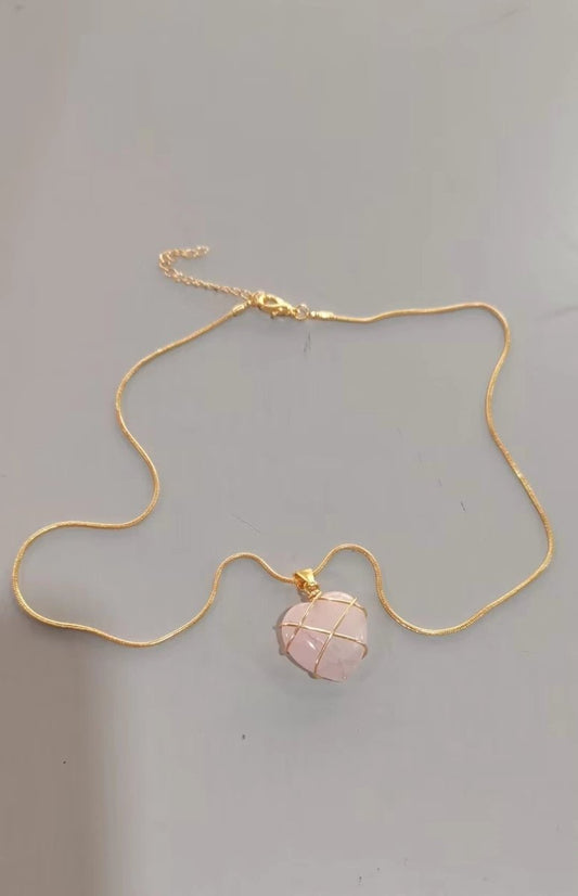 Fashion Moonstone Necklace by MANDOTOS featuring a cartoon princess love girl design, perfect for charming jewelry accessories.