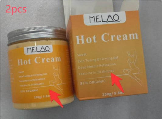 Mandotos Fat Burner Weight Loss Cream anti-cellulite hot massage gel, showing the cream in a white jar with a blue lid.
