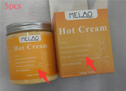 Mandotos Fat Burner Weight Loss Cream and Anti-Cellulite Hot Massage Gel, soothing gel for body contouring and cellulite reduction.