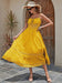Mandotos French style cotton maxi dress with elegant summer charm, featuring flowing fabric and classic design.