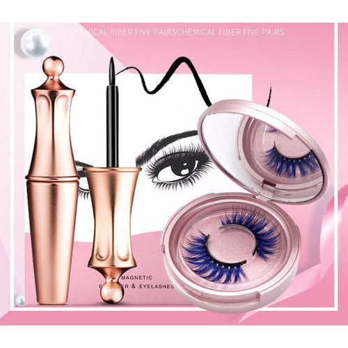 Mandotos Glamour Lash Co. magnetic false eyelashes set with natural-looking, easy-to-apply lashes for stunning eye glam.