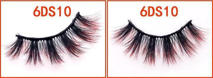 Mandotos Glamour Lash Co. magnetic false eyelashes set with natural, full lashes for effortless glamorous eye look.