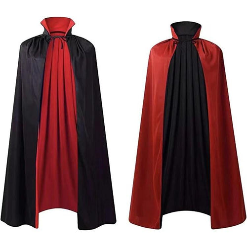 Children's Halloween wizard cloak by MANDOTOS featuring a hooded cape costume with magical wizard details.
