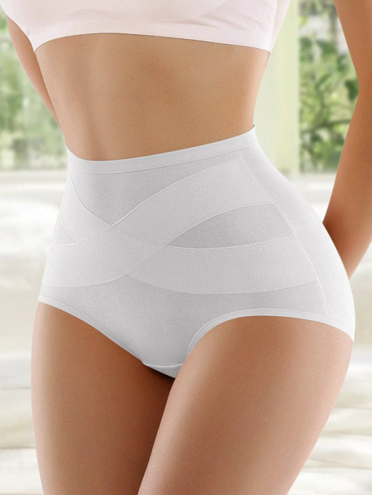 Mandotos high waist shaping briefs for women, large size, designed to enhance curves and provide comfortable support.