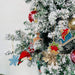 Mandotos Christmas car pendant ornament hanging from a car mirror, festive holiday decor for car and home decoration.
