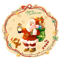 Mandotos Christmas car pendant ornament hanging from a car rearview mirror and home decor, festive holiday decoration.