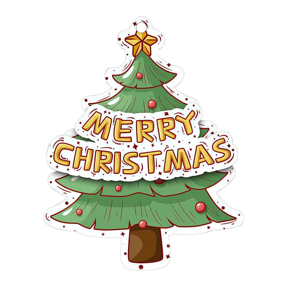 Mandotos Christmas car pendant hanging ornament for car and home holiday decoration, festive festive holiday decor.