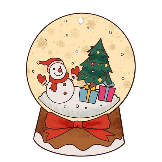 Mandotos Christmas car pendant hanging ornament for car and home holiday decoration with festive holiday design.