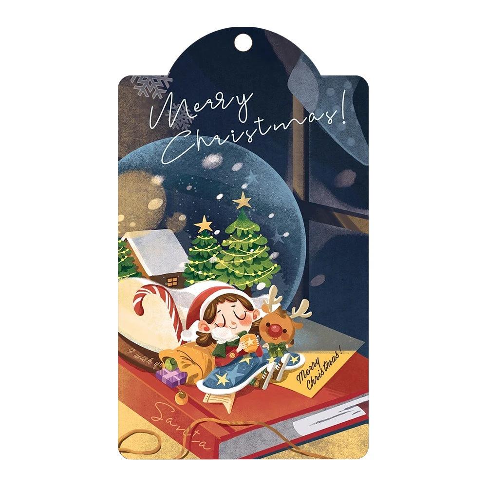 Mandotos Christmas car pendant ornament hanging from a car rearview mirror, festive holiday decoration for car and home decor.