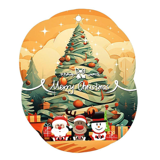 Mandotos Christmas car pendant hanging ornament for car and home decoration with festive holiday design and colorful details.