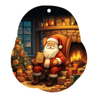 Mandotos Christmas car pendant hanging ornament for car and home holiday decoration with festive holiday design.