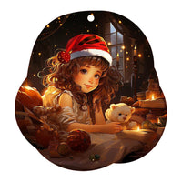Mandotos Christmas car pendant hanging ornament for car and home decoration, festive holiday decor with a holiday-themed design.