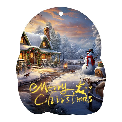 Mandotos Christmas car pendant ornament hanging from a car rearview mirror and home decor, festive holiday decoration with holiday motifs.