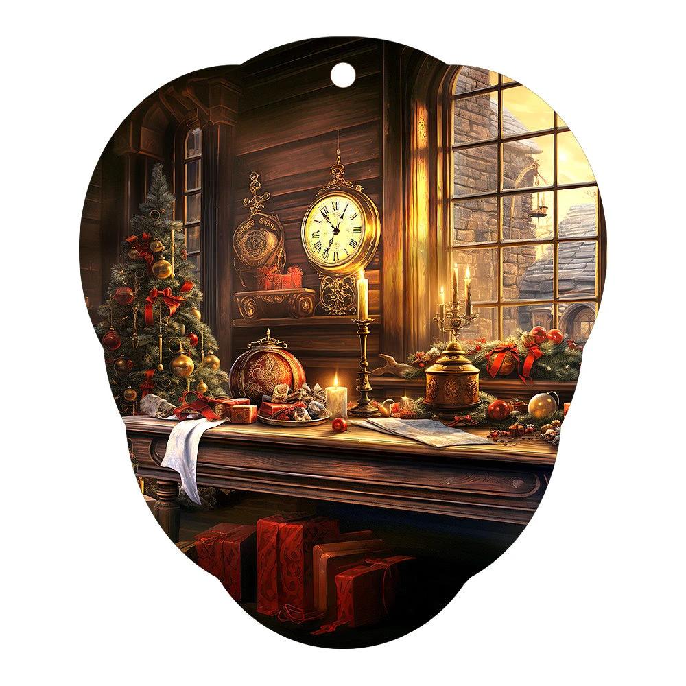 Mandotos Christmas car pendant hanging ornament for car and home holiday decoration with festive design and holiday theme.