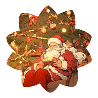 Mandotos Christmas car pendant ornament hanging from a car rearview mirror, festive holiday decoration for car and home decor.
