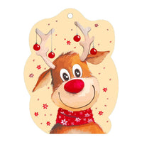 Mandotos Christmas car pendant hanging ornament for car and home holiday decoration with festive holiday design.