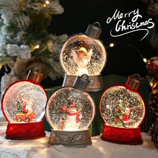 Mandotos Christmas flame light with luminous LED flickering glow, perfect for holiday decorations and festive ambiance.