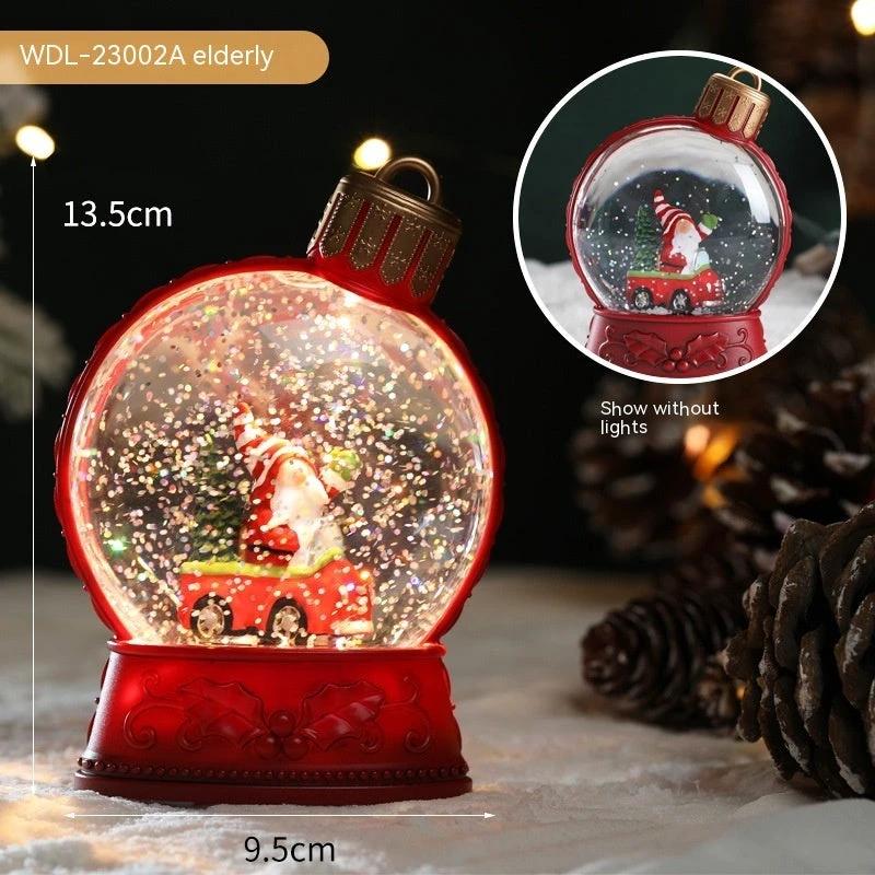 Mandotos Christmas flame light with flickering LED glow, luminous holiday decoration for festive home decor.