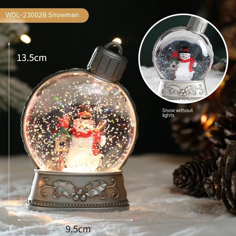 Mandotos Christmas flame light with flickering LED glow for holiday decorations, simulating a warm, luminous flame effect.