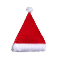 Mandotos Christmas Santa hat with LED lights, plush and luminous, suitable for children and adults, festive holiday accessory.