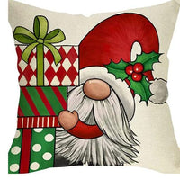 Mandotos Christmas pillow covers with snowflake stamping design, featuring festive winter holiday patterns on soft fabric.