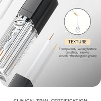 Mandotos eyelash growth serum bottle with applicator, nourishing liquid for thick, curly lashes, deep root nourishment and strengthening.