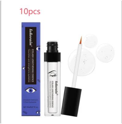 Mandotos eyelash growth serum bottle with applicator for nourishing, strengthening, and enhancing thick, curly lashes.