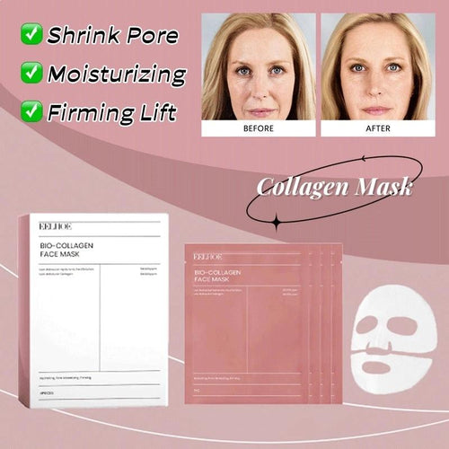 Mandotos face mask for pore shrinking, deep hydration, and moisturizing, visible on a clean, radiant skin surface.
