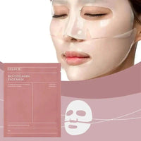 Mandotos face mask for pore shrinking and deep hydration, showing the hydrating mask applied to a person's face.