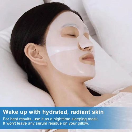 Mandotos face mask for pore shrinking, deep hydration, and moisturizing, shown on a skincare product bottle.