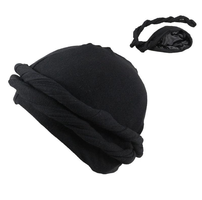 Men's fashionable headband hat by MANDOTOS, stylish and comfortable accessory for casual wear, shown in a neutral color.