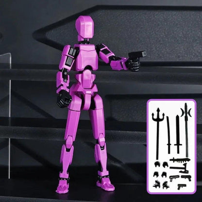 Mandotos Multi-Jointed Shapeshift Robot 3D printed action model toy with flexible, articulated limbs and detailed design.