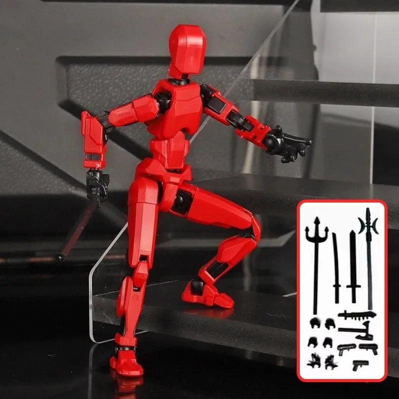 Multi-Jointed Shapeshift Robot toy by MANDOTOS, 3D printed action model with flexible limbs and detailed design.