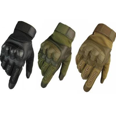 Mandotos off-road tactical gloves with touchscreen fingertips, durable sports gloves for outdoor activities and rugged use.
