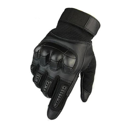 Mandotos off-road tactical gloves with touch screen fingertips, durable design for outdoor sports and rugged activities.
