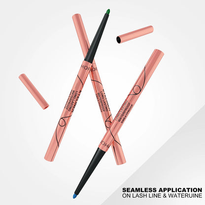 Mandotos PHOFAY colorful waterproof eyeliner set with multiple vibrant shades, ideal for bold, long-lasting eye looks.