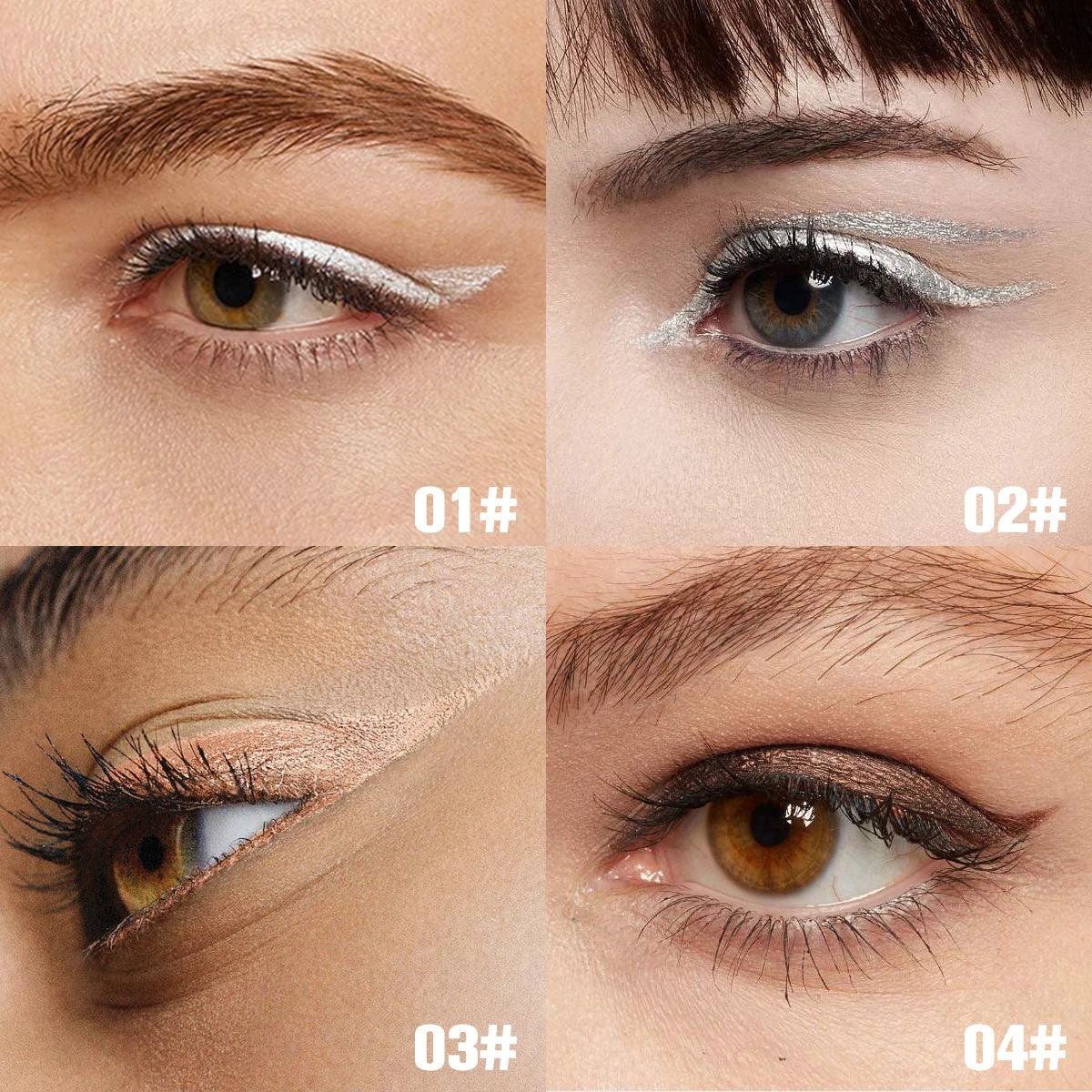 Mandotos PHOFAY colorful waterproof eyeliner set with vibrant shades and long-lasting formula for creative eye looks.