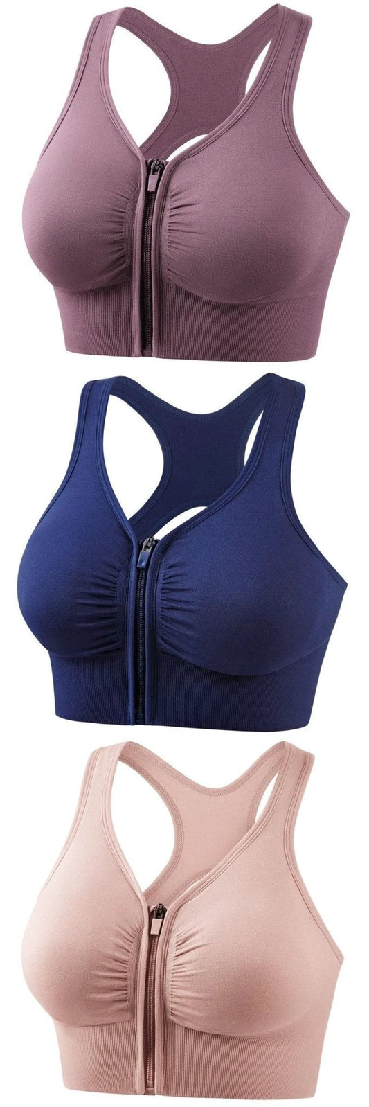 Mandotos shockproof push-up plus size running and yoga sports bra, supportive and comfortable for active fitness and sports.
