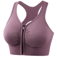 Mandotos shockproof plus size running and yoga sports bra with push-up support, designed for comfort during fitness activities.