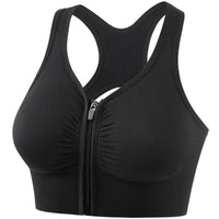 Mandotos shockproof push-up plus size running and yoga sports bra with supportive design and comfortable fit.